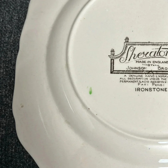 Johnson Bros Sheraton Ironstone Small Plate - Picture 4 of 5
